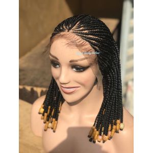 Fashion Braided Ghana Weaving Wig