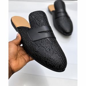 Unique Men's Half Shoe - Black
