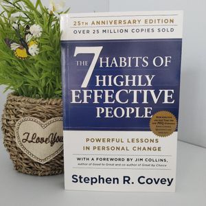 The 7 Habits of Highly Effective People  – Stephen R. Covey, Executive Leadership and Personal Development Book, Motivational Books for Career Advancement and Goal Setting
