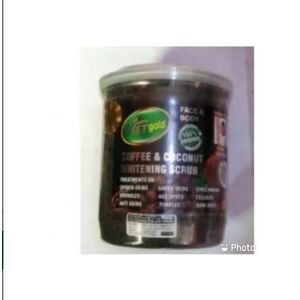 VEET GOLD Coffee And Coconut Spider Veins, Stretch Mark ,Anti Aging Removal Body Scrub