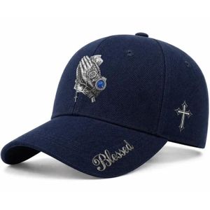 Brilliant Design Face Cap: Navy Blue 
