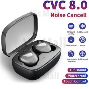 VIC Fingerprint Touch 5.0 Earphone Wireless HIFI Stereo Headsets