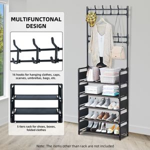 1-2 Pack 24 Wide Pockets Over the Door Shoe Organizer Hanging Shoe