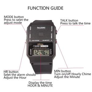 Fashiin Secret Super Sophisticated Talking Rubber Wrist Watch For Rugged Men 001