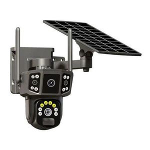 4G Sim Card Outdoor Monitoring V380 Dual Lens Solar Cctv Camera + Free 128Gb SD Card