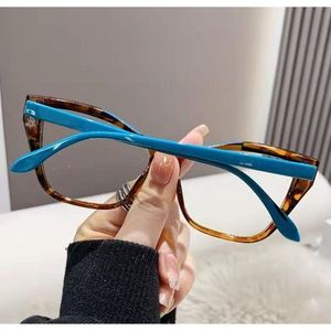 ONIBENZ Luxe Blue Patterned Photochromic + Anti Blue Light Butterfly Sunglasses For Wome
