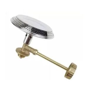 Aluminum Camping Burner Cap with controller– Gas Camping Stove Burner with Durable Copper Valve for Gas Cylinder 3kg/6kg