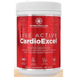 Mother Earth Live Active CardioExcel – Powder Mix Nitric Oxide 385G