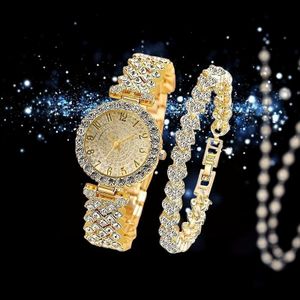 WABOOC 1 Ladies' Fashion Quartz Wristwatch + 1 Bracelet