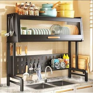 Kitchen dish rack organizer 