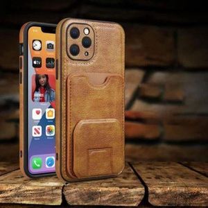 Leather back case for iPhone 15 pro max