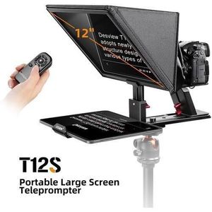 Design View Desview T12S Professional Teleprompter For Smartphones and Cameras