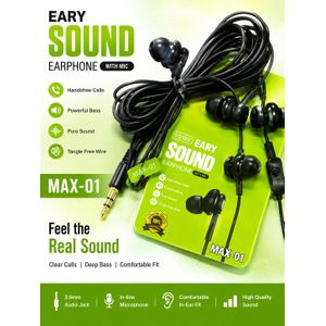 Wired Stereo Earphones with Microphone 
