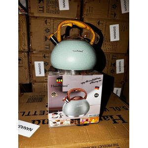 HausRoland 5.0L Green Whistling Kettle (HR7102-2)