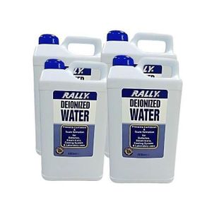 Lb Rally Deionized Water/Distilled Water- 4Litres, Pack Of 4