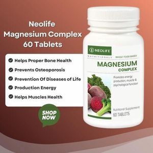 Wellness Magnesium Complex - 60 Tablets (Single). Magnesium Complex Tri-Mag Blend