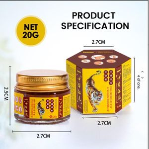 Red Tiger Pain Relief Cream for Joint & Muscle Soreness - Sumifun Massage Ointment for Rheumatoid Arthritis, Ache 