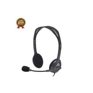 Hf Classic HF-716 Wired Headphones with Adjustable Microphone - High Fidelity Stereo for Gaming Console PC & MP3