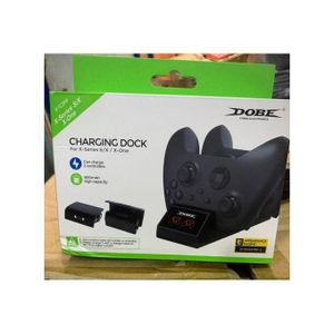 Dobe Xbox One/X/Slim Fast Dual Charger Station USB Charging With 2 Batteries For Xbox One Game