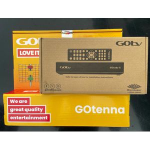 Gotv Decoder HD Alone Go Tv with remote, power cable and Antenna