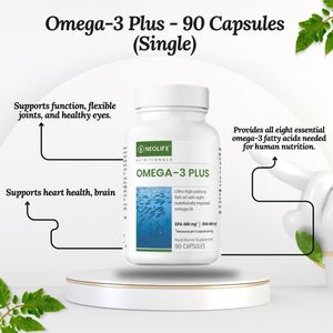 Healthy Living Omega-3 Plus - 90 Capsules (Single)