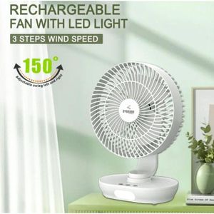 Iwin Energy Durable Rechargeable Table top fan