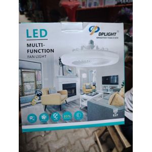 E27 Ceiling Fan Light lamp Remote Control Multi-function Ceiling Fans LED Light 3 Gear time set