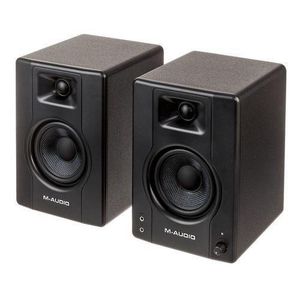 M Audio BX4 - 120-Watt Powered Desktop Computer Speakers / Studio Monitors For Music Production