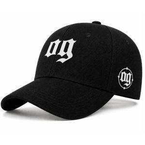 OG Unisex Design Face Cap: Black 