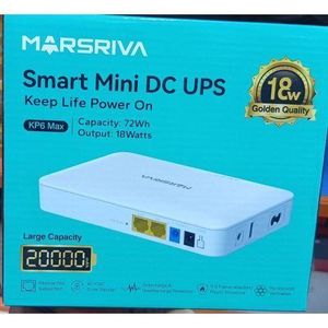 Marsriva KP6 MAX 20000MAH Smart Mini Router DC UPS 18 Watt