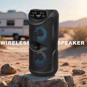 Portable Bluetooth RV Stereo Speaker With Deep Bass Subwoofer Wireless PA Speaker 