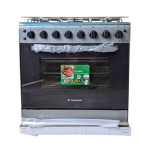 Tamashi 80x60cm 5 Gas Burner Gas Cooker with Gas Oven 