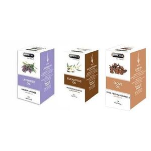 Hemani Essential Oil Combo (Lavender,Eucalyptus,Clove Oil 1x Each)
