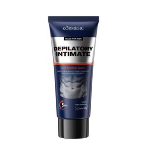 Kormesic Men Hair Removal Cream Fast Acting Depilatory Cream For Chest Arms Legs Body Sensitive Skin Painless Hair Removal Quick Easy Grooming Smooth Skin Hair Remover