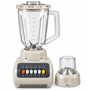 Electric Food Blender & Grinder 1.5L – Multifunctional Smoothie Maker with Pulse Control, 4 Speeds & Grinding Cup