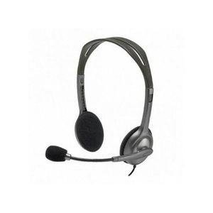 Logitech Stereo Headset H110 With Noise Cancelling Microphone