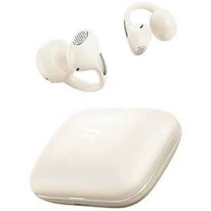Remax OWS-26 Wireless Earphones Bluetooth 6.0 Open Ear Headphones AI ENC 2mm Titanium Driver Clip on Earbuds for Sports