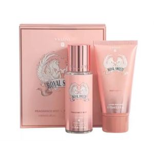 Fragrance World VVLove  Royal Sweety Body Splash And Body Lotion Pack Eau De Parfume