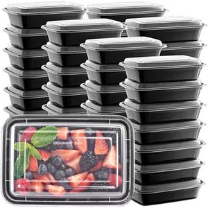 150 Pack 38 Oz Meal Prep Containers Reusable Food Storage Disposable Plastic