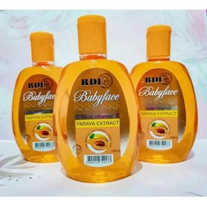 Rdl Baby Face Facial Cleanser (Papaya Extract) 250ml 3 Piece.