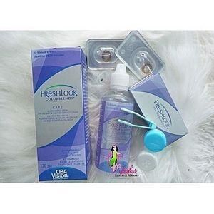 FreshLook Contact Lens Gray +120ml Solution 2packs