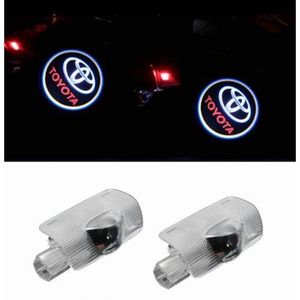 2 Pcs Non-Fading Car Door LED Logo Projector Welcome Lamp Door Light Compatible with W204 C200 C230 C280 2008 C260 C300 2008-2014 (C Class, W204 2008–2014)