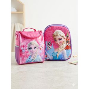 Quality Children Cartoon Character School bag and lunch bag 