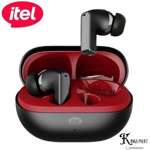 itel Buds-Neo 3 Ear-buds 360º Spatial Super Bass 100hrs Playtime Wireless Ear-buds Phanton-Black