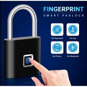 Smart Fingerprint Padlock Outdoor Waterproof And Rust-Proof Padlock