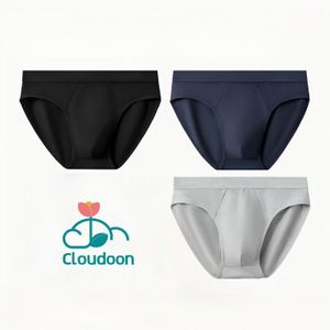 Cloudoon Men’s Cotton Briefs – Soft, Stretchy, No-Fade Underwear for Daily & Sports Use