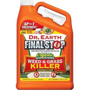 DR. EARTH  Final Stop Ready-to-Use Natural Herbicide, 1 Gallon 3.78L