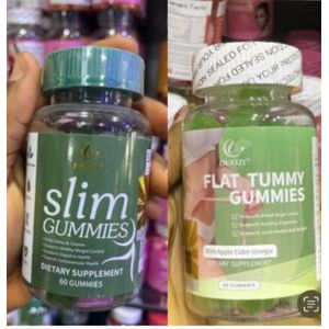 Duozi  Flat Tummy Gummies & Slim Gummies Supplements 2piece