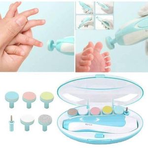 Electric Baby Nail Trimmer Set - Blue