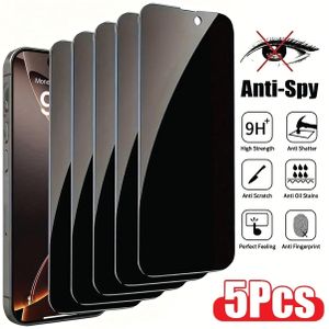 (5 Pack) Privacy Screen Protector For iPhone 17, 17 Pro, 17 Air & 17 Pro Max - Tempered Glass Film (Anti-Scratch & Shatterproof)